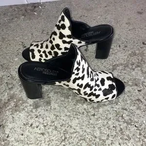 AEROSOLES Shoes Uec Aerosoles Birdwatcher Faux Cowhide Mules